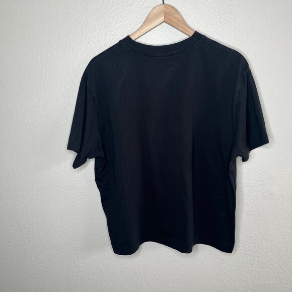 Muji Mens Black Short Sleeve Casual Crewneck T-Shirt XL - Picture 6 of 8